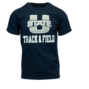 U-State Track and Field Navy Champion Short-Sleeve T-Shirt